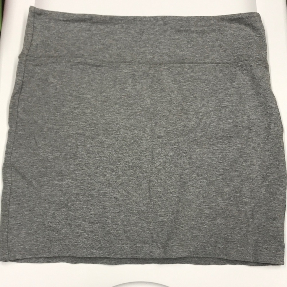 Gray Mini Skirt